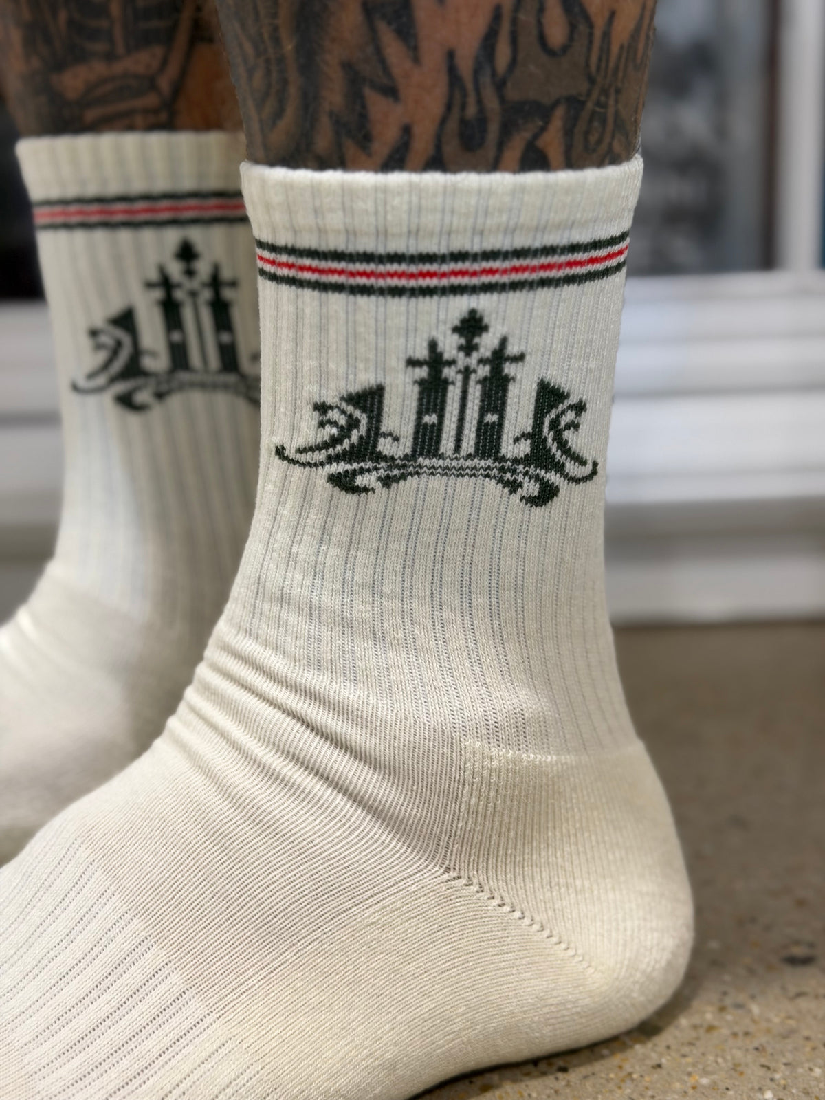Lit Lines Premium Crew Socks